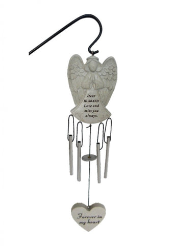 Husband Angel Memorial Wind Chime