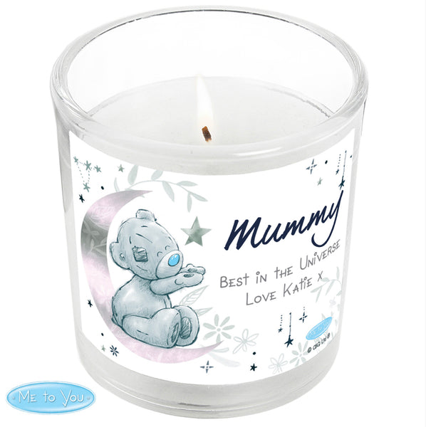 Personalised Moon & Stars Me To You Scented Jar Candle