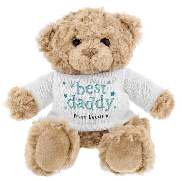 Personalised Best Daddy Teddy Bear