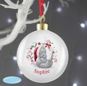 Personalised Me To You Christmas Bauble