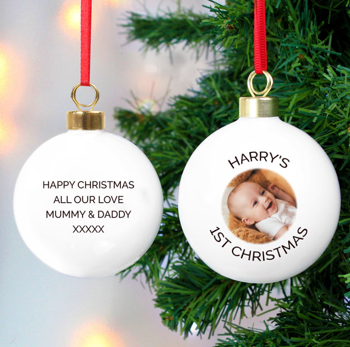 Personalised Photo Upload Baublef