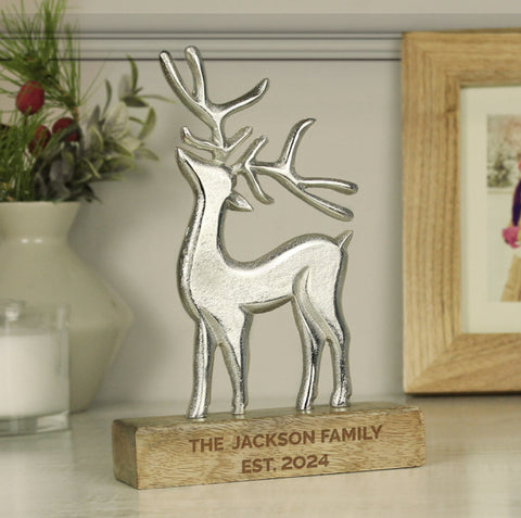 Personalised Stag Ornament