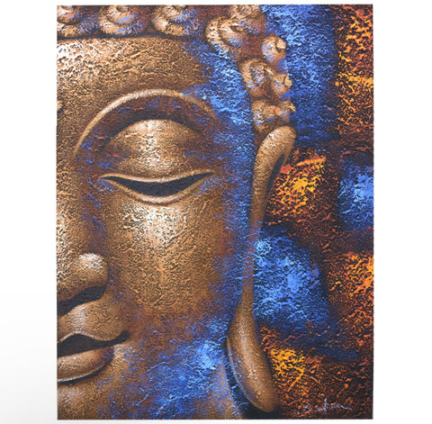 Copper Buddha Canvas