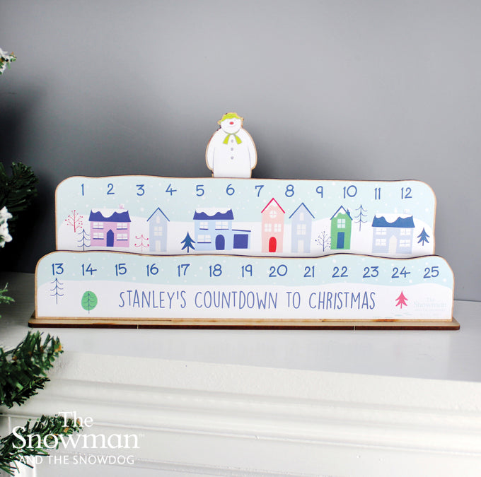 Personalised Make Your Own The Snowman Christmas Advent Countdown Kit