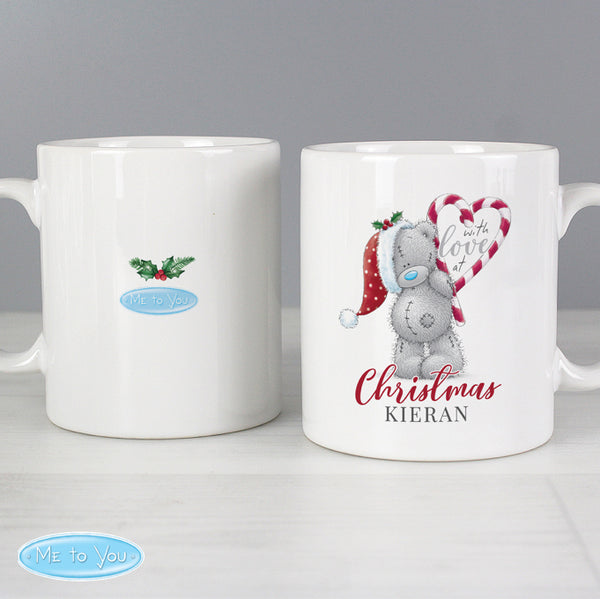 Personalised Me To You 'With Love At Christmas' Couples Mug Set