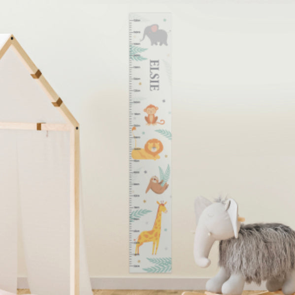 Personalised Animal Height Chart