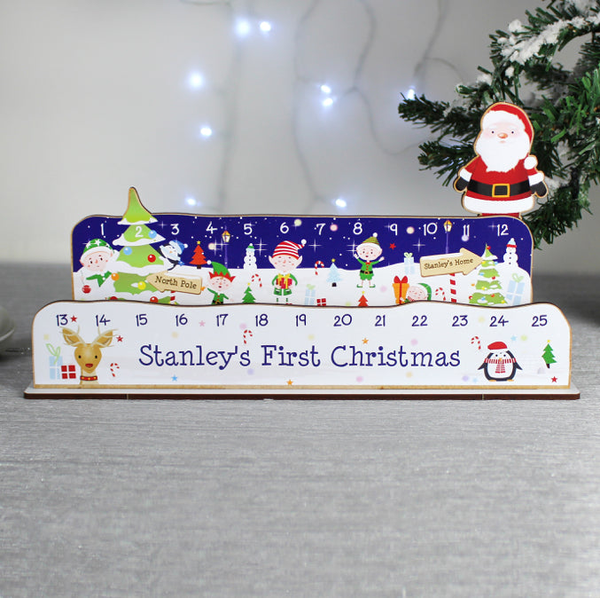 Personalised Make Your Own Santa Christmas Advent Countdown Kit