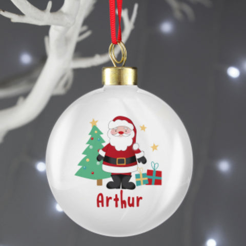 Personalised Santa Bauble