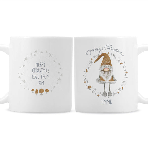 Personalised Christmas Gonk Mug