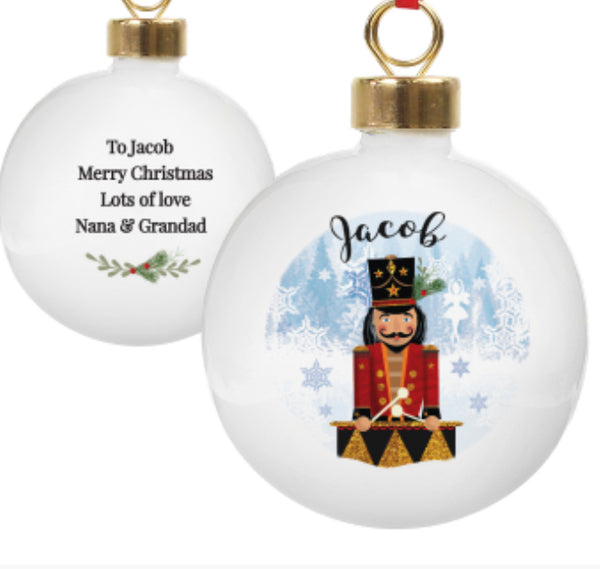 Personalised Nutcracker Bauble