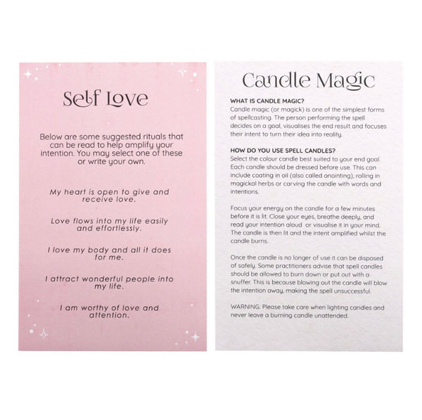 Pack Of 12 Self Love Spell Candles