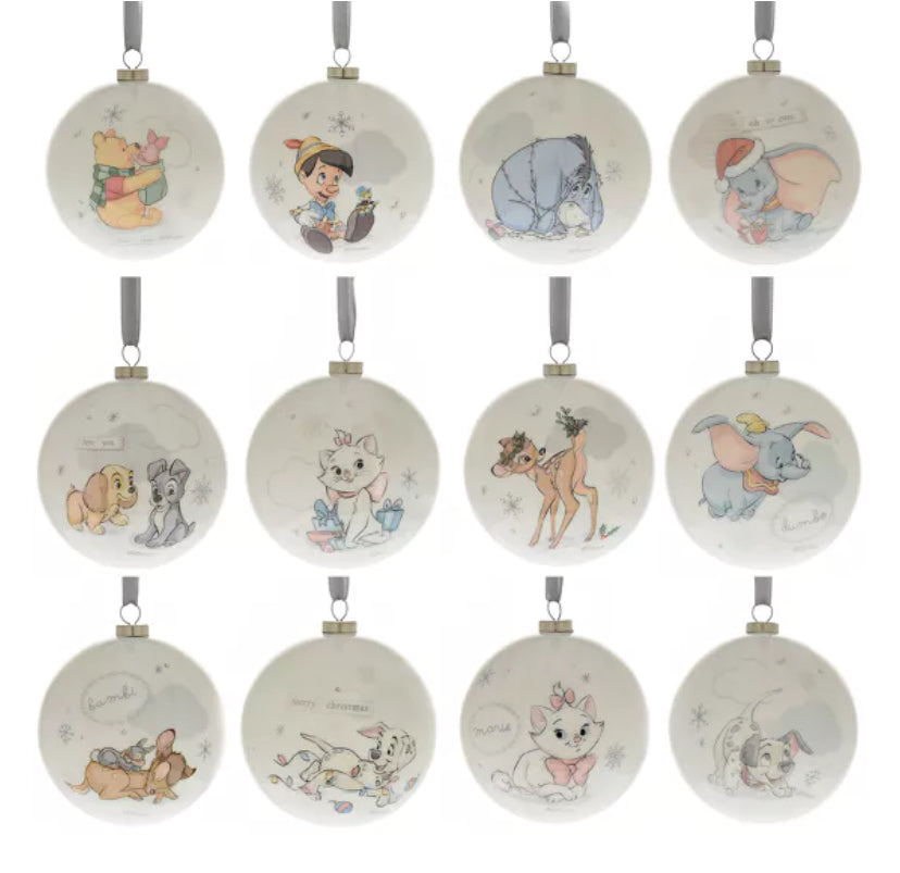 Set Of 12 Magical Beginnings Baubles