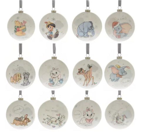 Set Of 12 Magical Beginnings Baubles