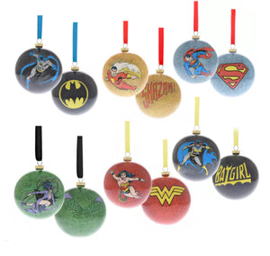 Set Of 6 Dc Comic Heroes Baubles