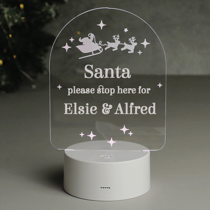 Personalised Free Text Christmas LED Light