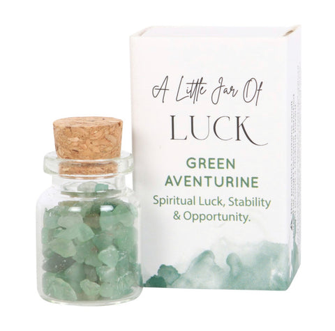 Jar Of Luck Aventurine Crystal In A Match Box