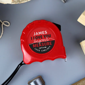 Personalised Beyond Measures Tape Measure