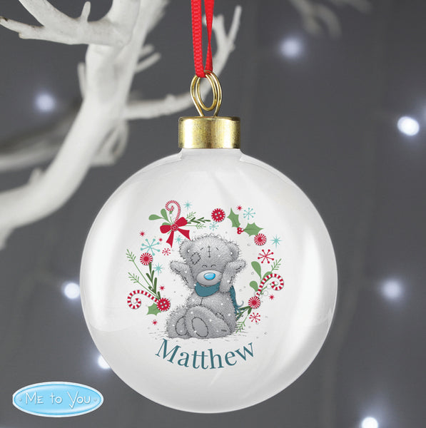 Personalised Me To You For Grandad Dad Christmas Bauble