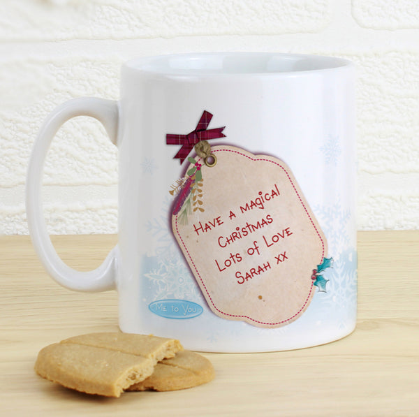 Personalised Me To You Christmas Mug