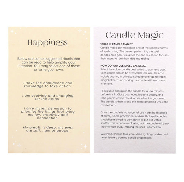 Pack Of 12 Happiness Spell Candles