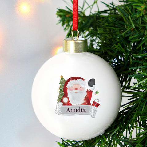 Personalised Santa Claus Bauble