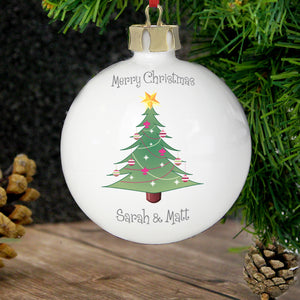 Personalised Christmas Tree Bauble