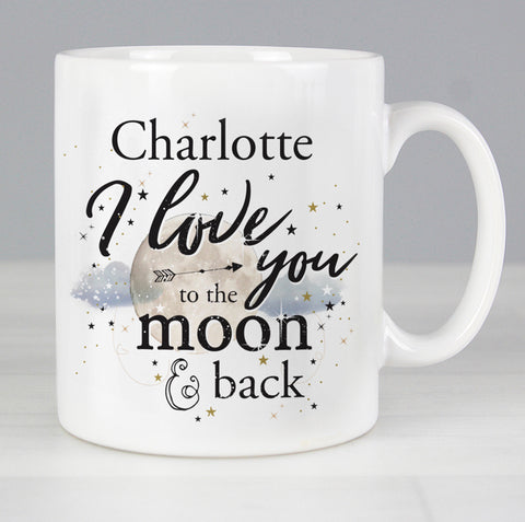 Personalised To the Moon & Infinity... Mug