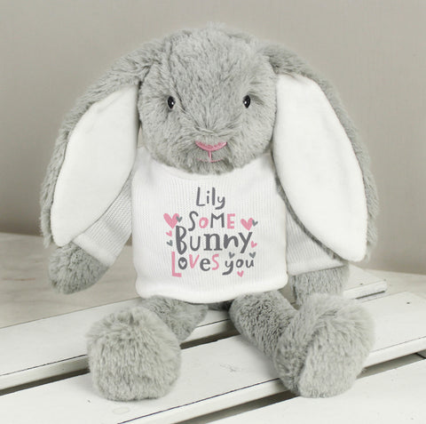 Personalised Some Bunny Loves You Bunny Rabbit