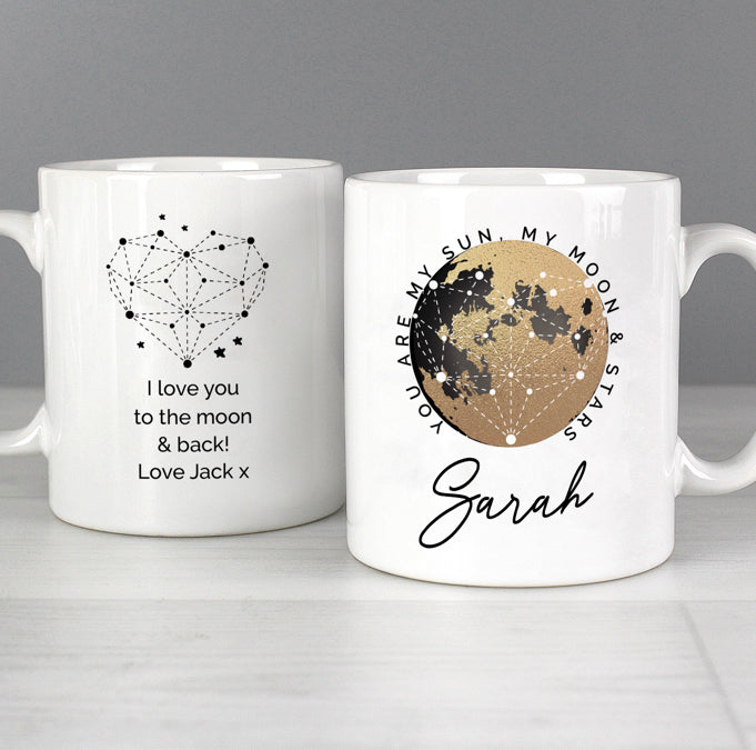 Personalised You Are My Sun My Moon Mug