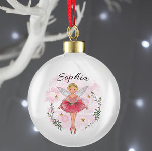 Personalised Sugar Plum Fairy Bauble