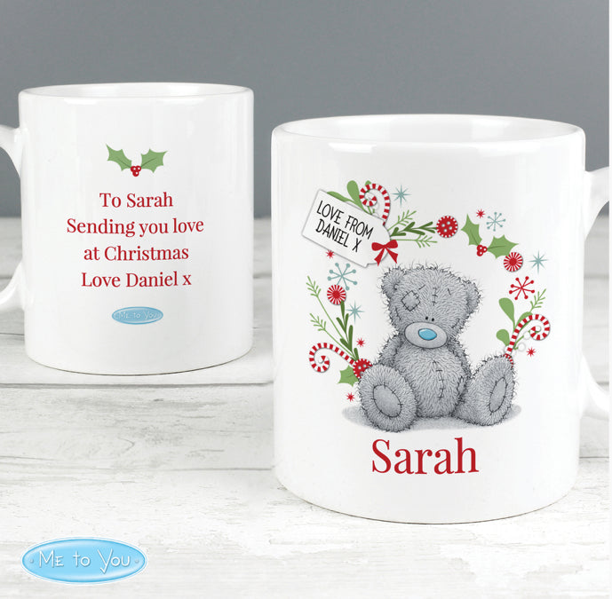 Personalised Me to You 'For Nan, Grandma, Mum' Christmas Mug