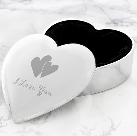 I Love You Heart Trinket Box