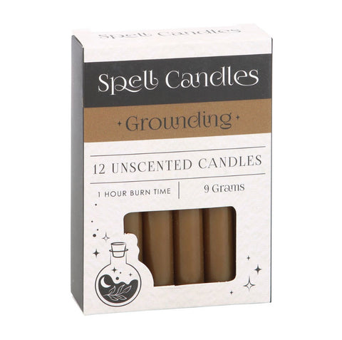 Pack Of 12 Grounding Spell Candles