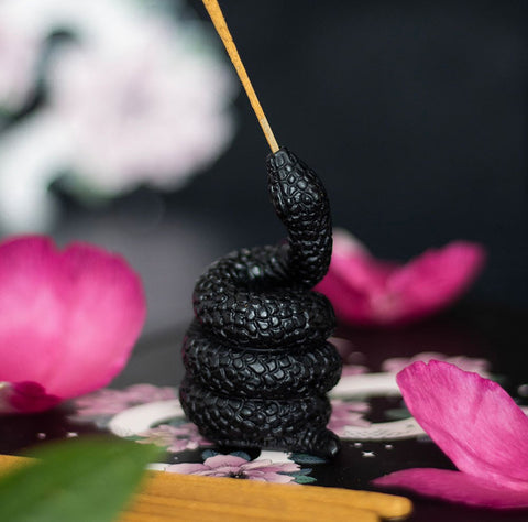 Black Snake Incense Stick Holder