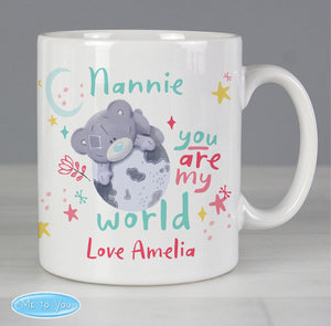 Personalised You Are My World Me To You Mug