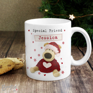 Personalised Boofle Christmas Love Mug