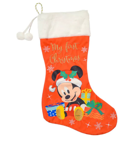 Mickey My First Christmas Stocking