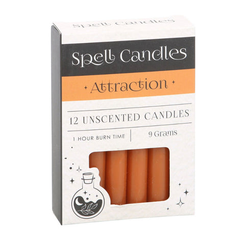 Pack Of 12 Attraction Spell Candles
