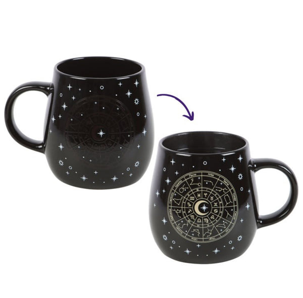 Astrology Wheel Heat Change Mug