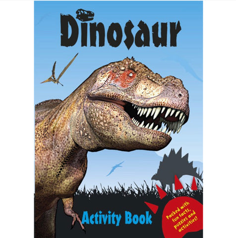 Dinosaur Activity Book - Blue