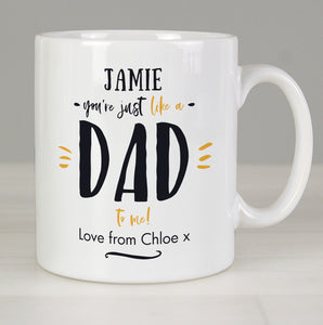 Personalised Just Like A Dad Mug