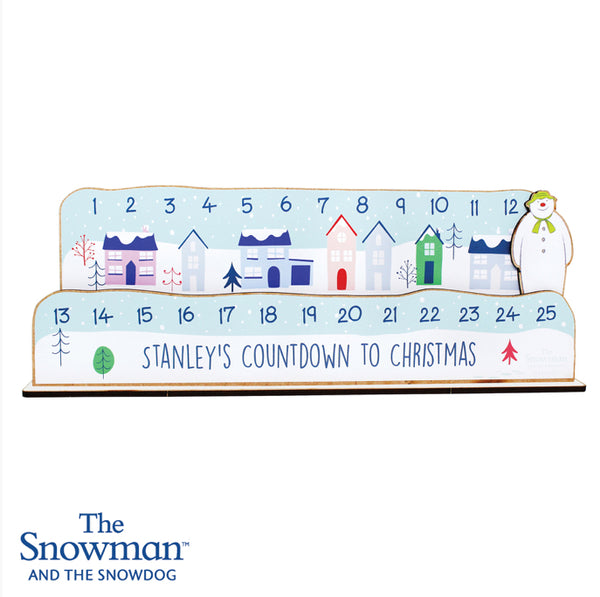 Personalised Make Your Own The Snowman Christmas Advent Countdown Kit