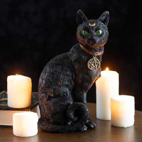 Sitting Black Cat Ornament