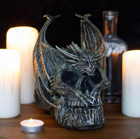Draco Dragon Skull Ornament