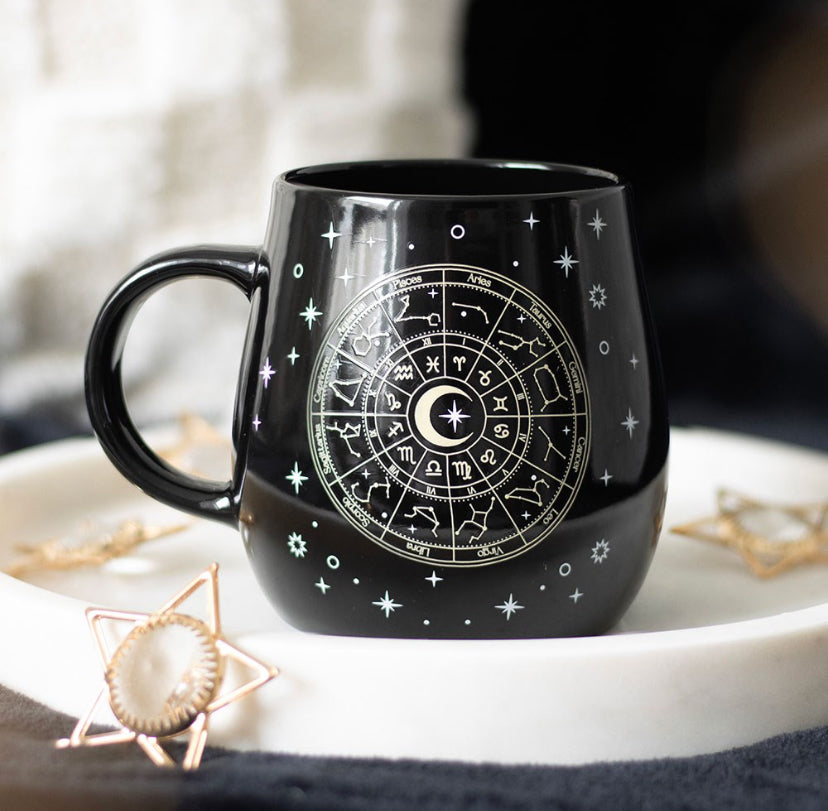 Astrology Wheel Heat Change Mug