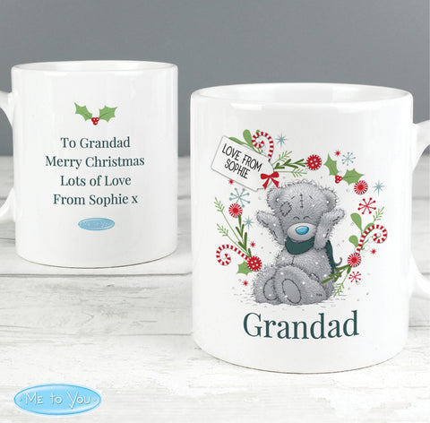 Personalised Me to You 'For Grandad Dad' Christmas Mug