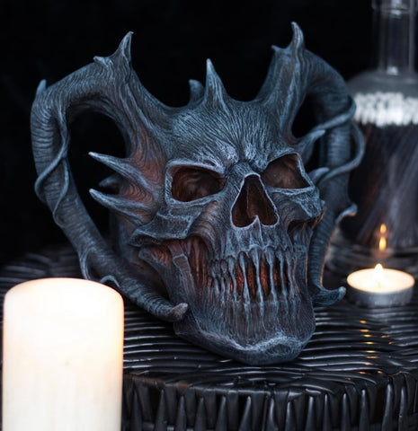 Death Embers Skull Ornament