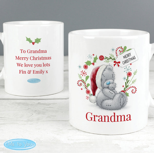 Personalised Me to You Christmas Mug