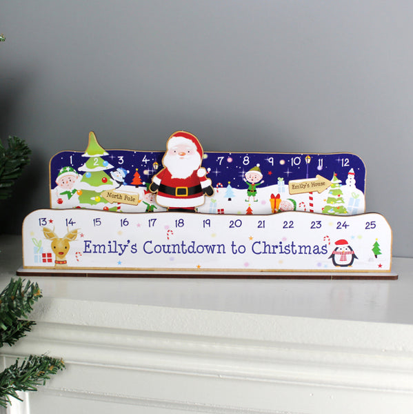 Personalised Make Your Own Santa Christmas Advent Countdown Kit