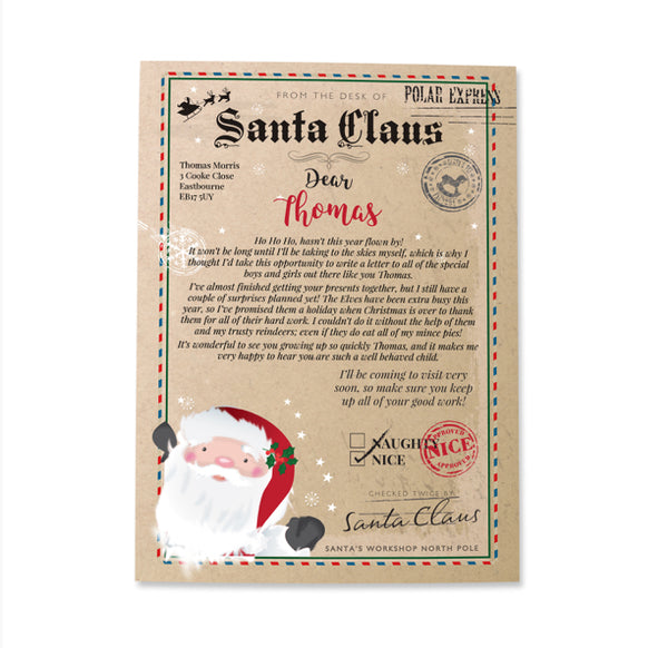 Personalised Santa Claus Letter